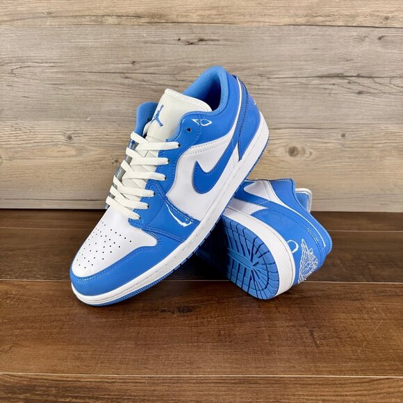 Air Jordan 1 Low SE Legend Blue Mens Size 11 White FZ2138 114